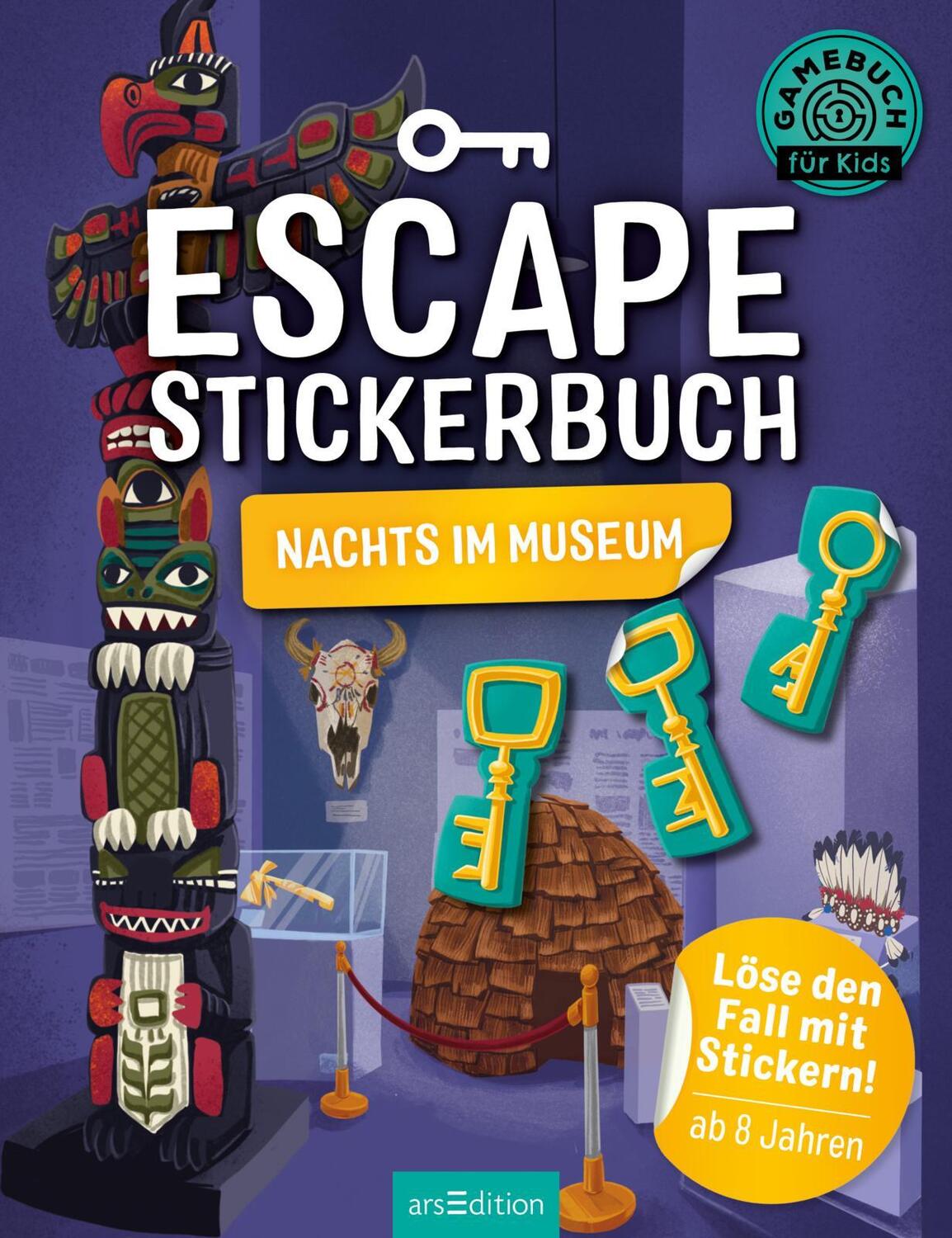 Bild: 9783845842295 | Escape-Stickerbuch - Nachts im Museum | Löse den Fall mit Stickern!