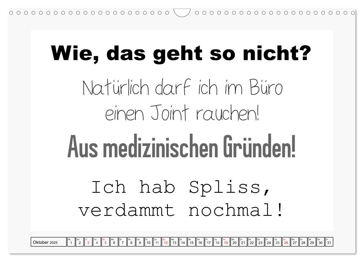 Bild: 9783435200672 | Typo-Kalender für das Büro. Sarkasmus und fiese Sprüche...