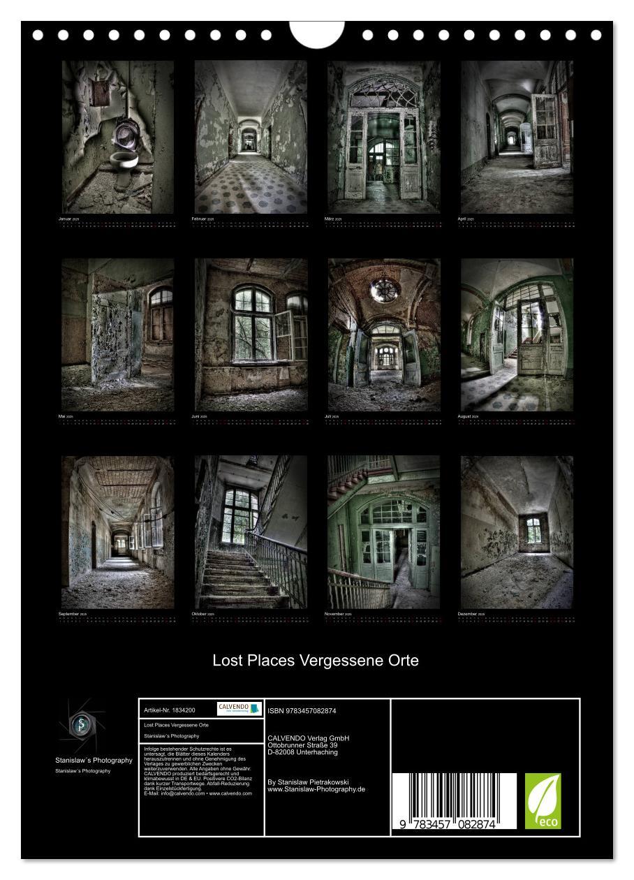 Bild: 9783457082874 | Lost Places Vergessene Orte (Wandkalender 2025 DIN A4 hoch),...