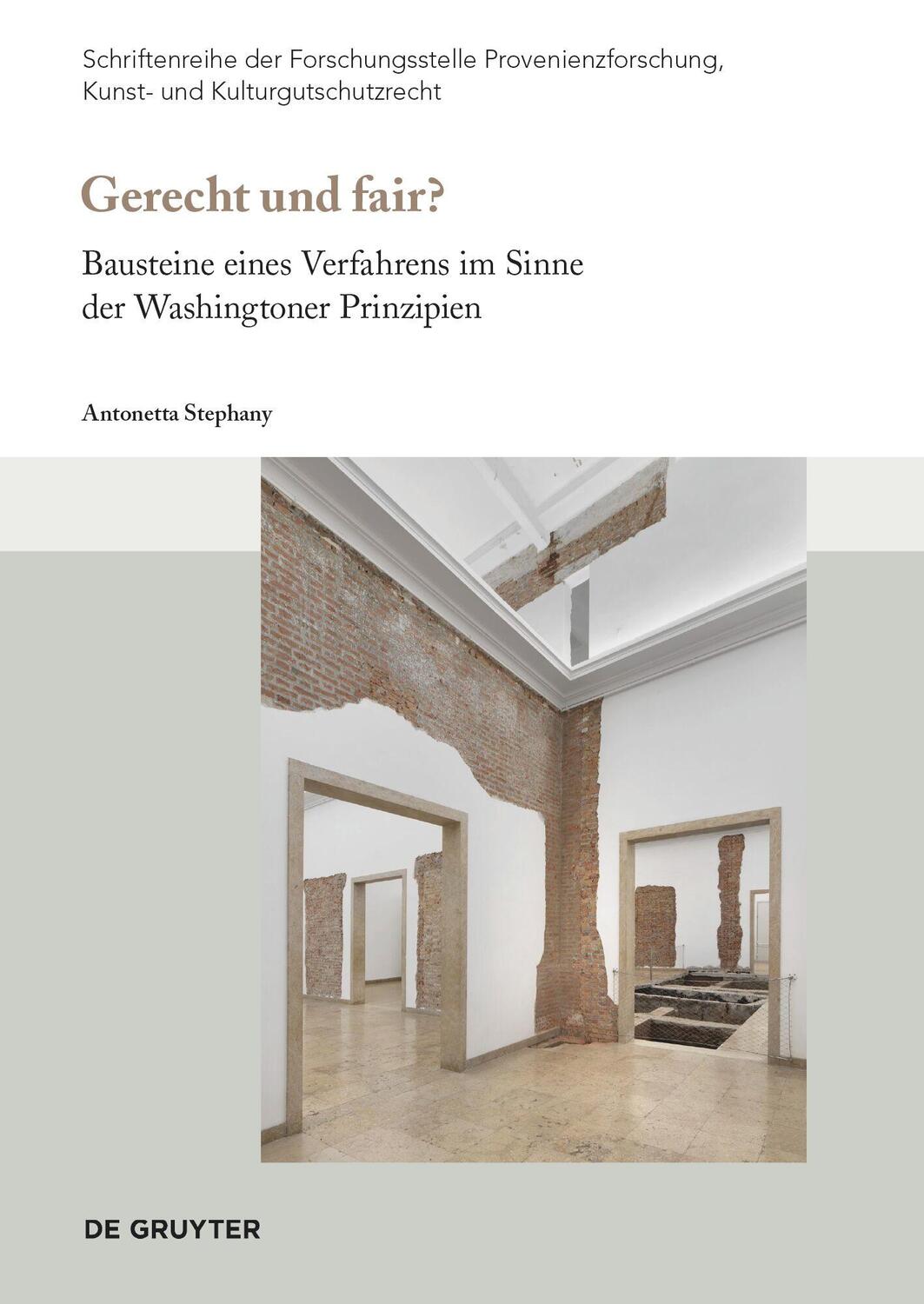 Cover: 9783111375311 | Gerecht und fair? | Antonetta Stephany | Taschenbuch | 346 S. | 2024