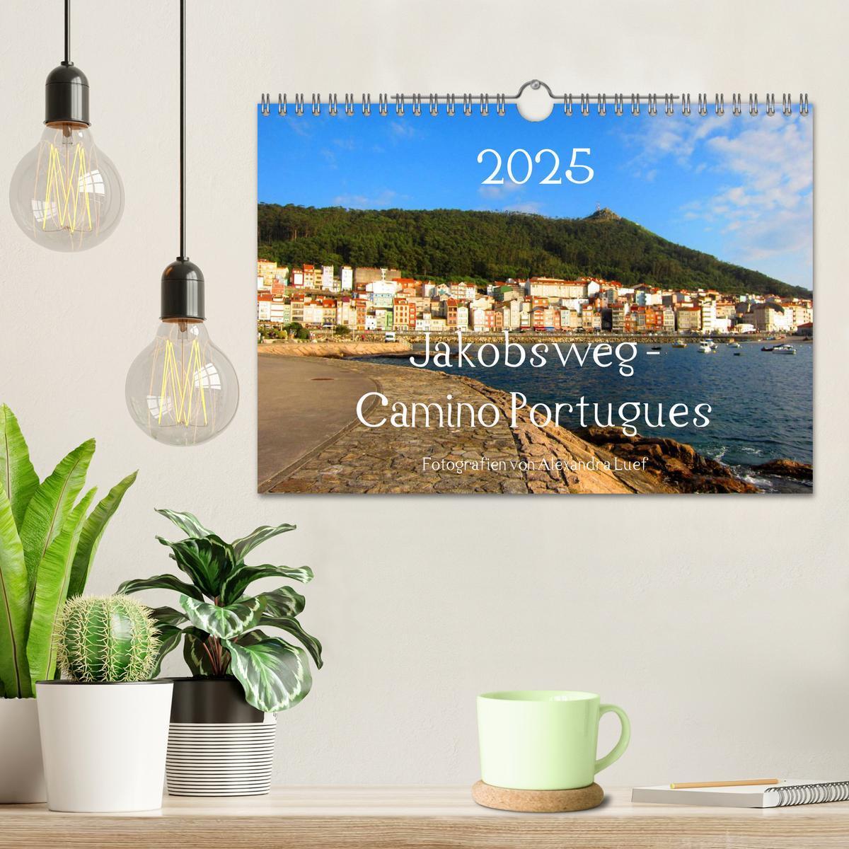 Bild: 9783435558247 | Jakobsweg - Camino Portugues (Wandkalender 2025 DIN A4 quer),...