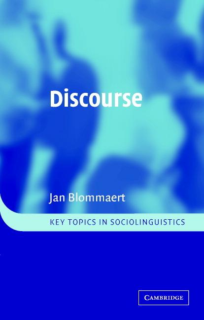 Cover: 9780521535311 | Discourse | A Critical Introduction | Jan Blommaert | Taschenbuch