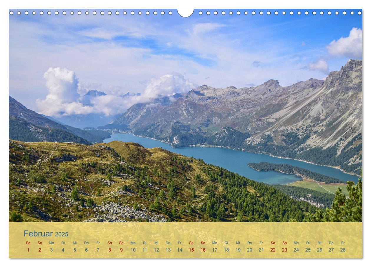 Bild: 9783435107001 | Oberengadin - Berge, Seen und Licht (Wandkalender 2025 DIN A3...