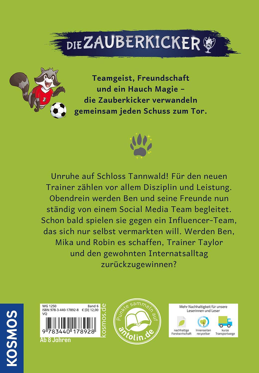 Rückseite: 9783440178928 | Die Zauberkicker, 6, #fußballverrückt | Benjamin Schreuder | Buch