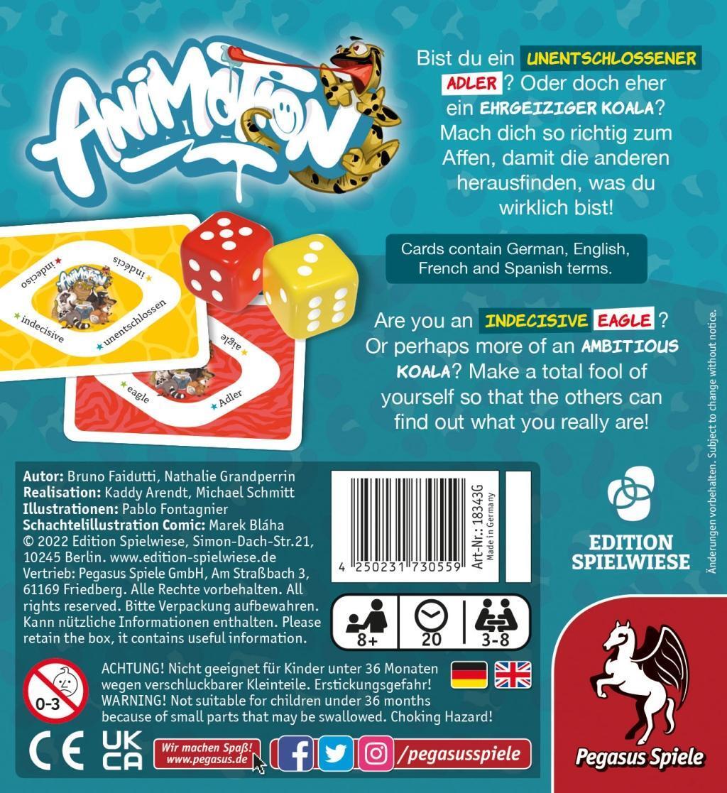 Bild: 4250231730559 | Animotion (Edition Spielwiese) | Spiel | Deutsch | 2022 | Pegasus