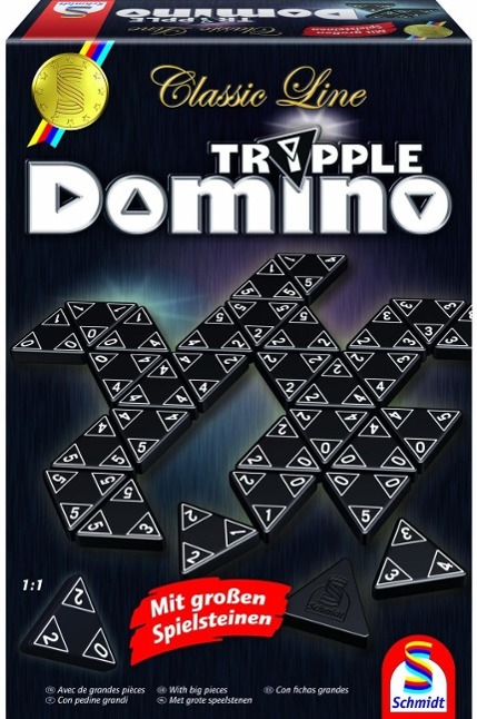 Cover: 4001504492878 | Tripple-Domino. Classic Line | Spiel | 49287 | Deutsch | 2010