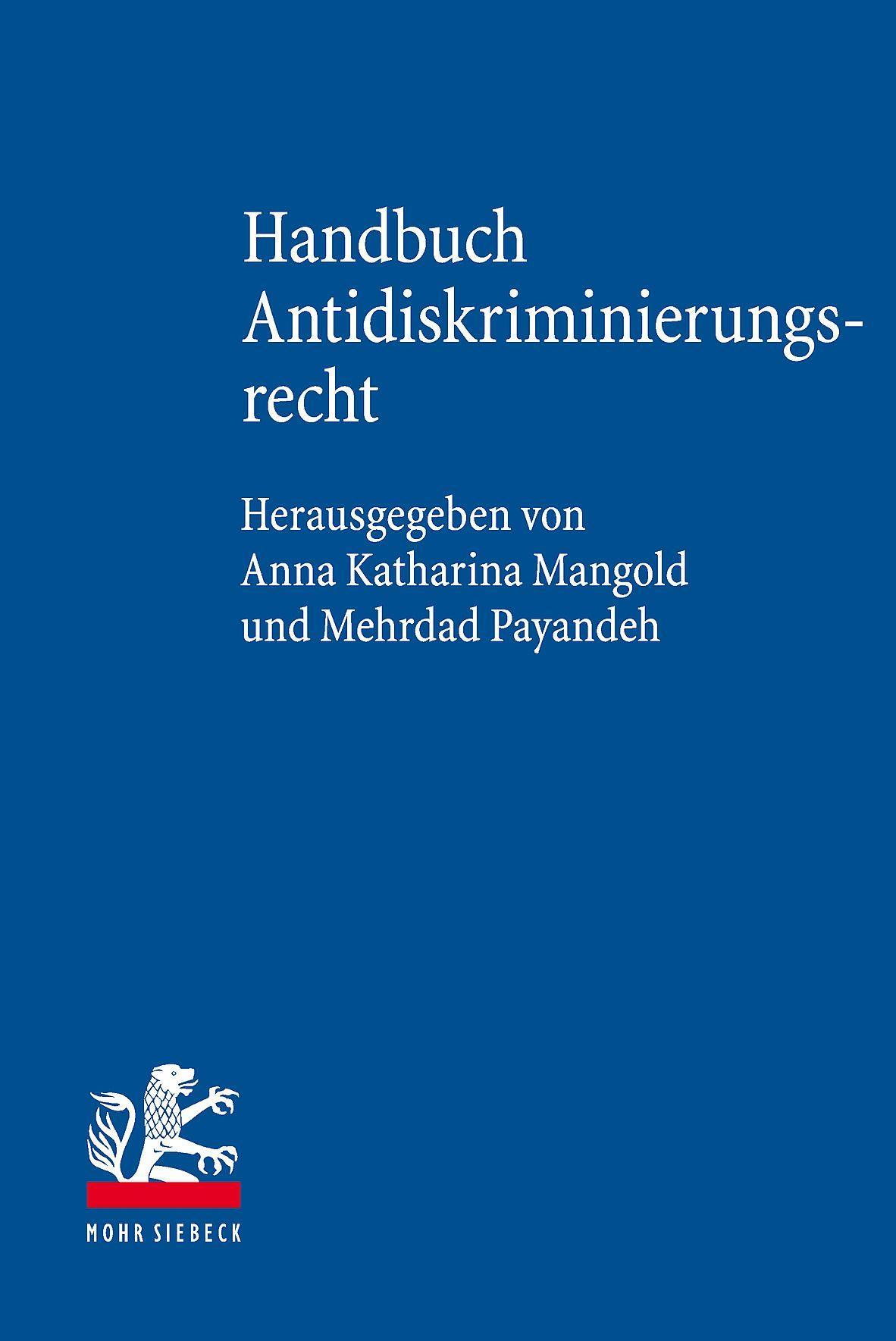 Cover: 9783161568817 | Handbuch Antidiskriminierungsrecht | Anna Katharina Mangold (u. a.)