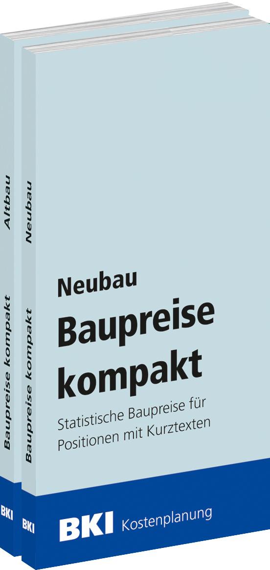 Cover: 9783481047566 | BKI Baupreise kompakt 2025 - Kombi-Paket Neubau + Altbau | Taschenbuch