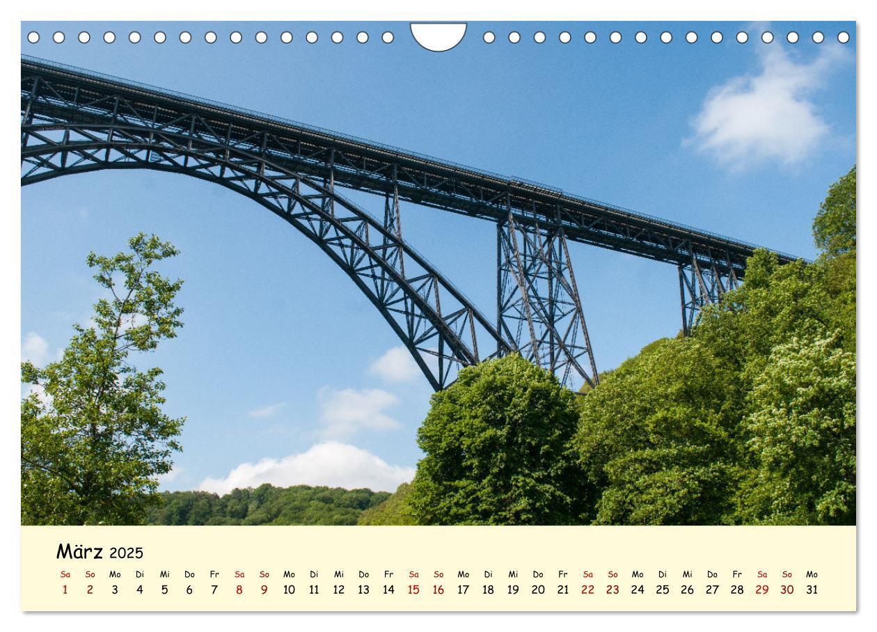 Bild: 9783435012237 | Müngstener Brücke - Landschaft rund um Solingen (Wandkalender 2025...