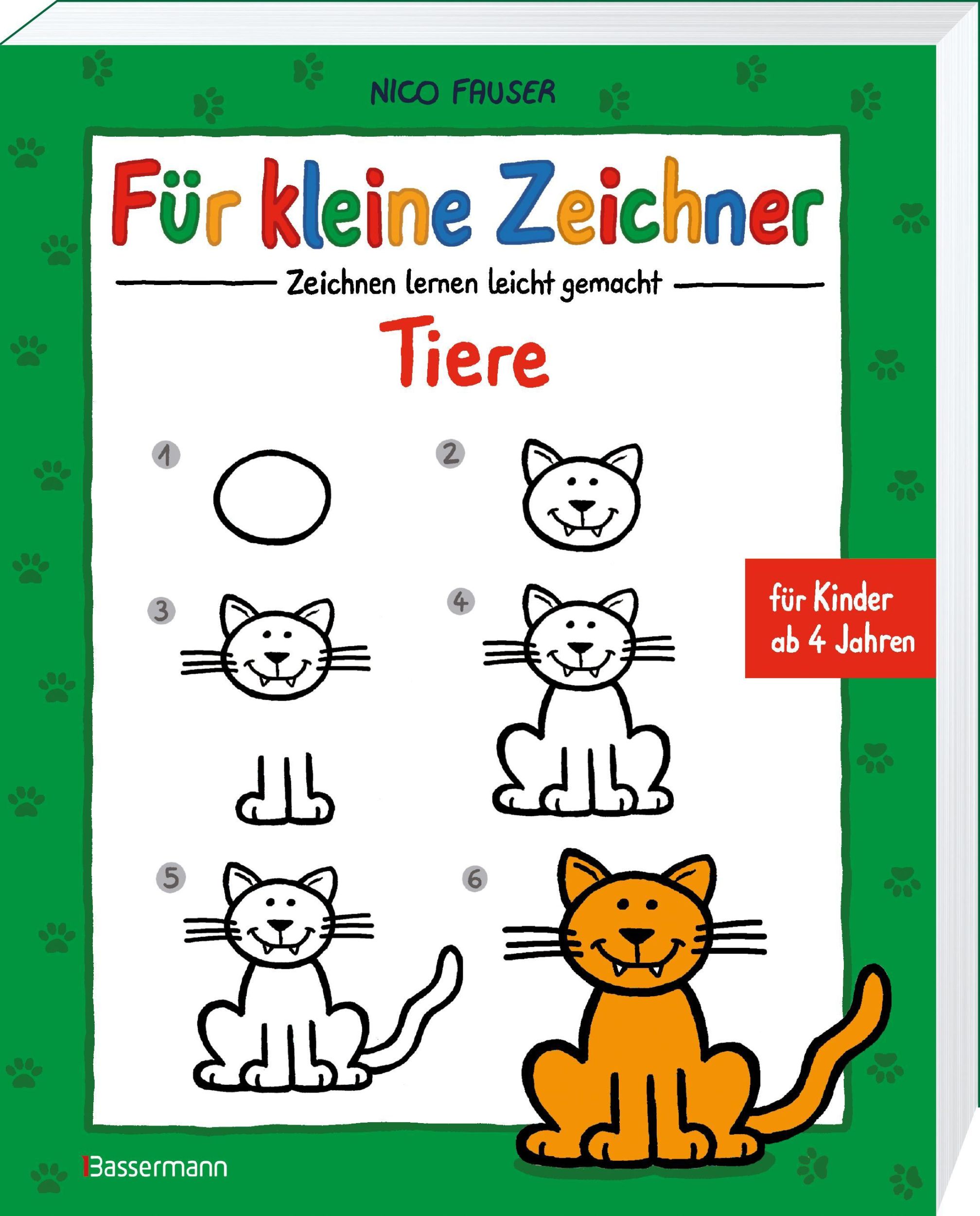 Bild: 9783809429807 | Für kleine Zeichner - Tiere | Nico Fauser | Taschenbuch | 96 S. | 2012