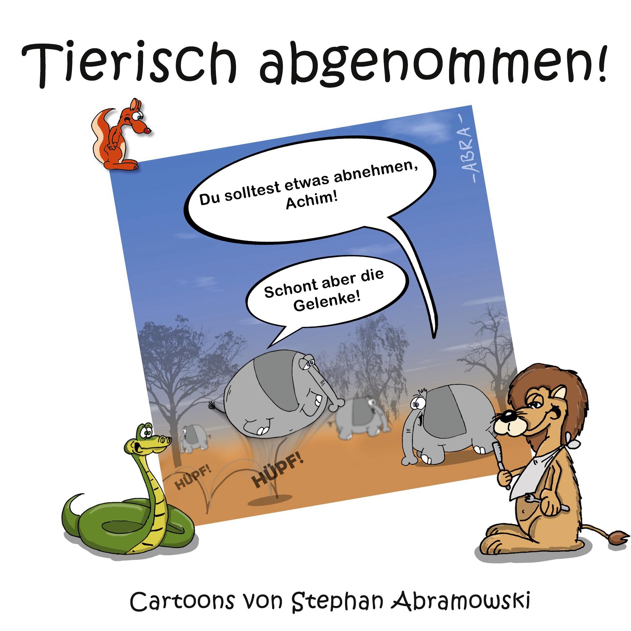 Cover: 9783751980685 | Tierisch abgenommen! | Cartoons zum Abnehmen | Stephan Abramowski