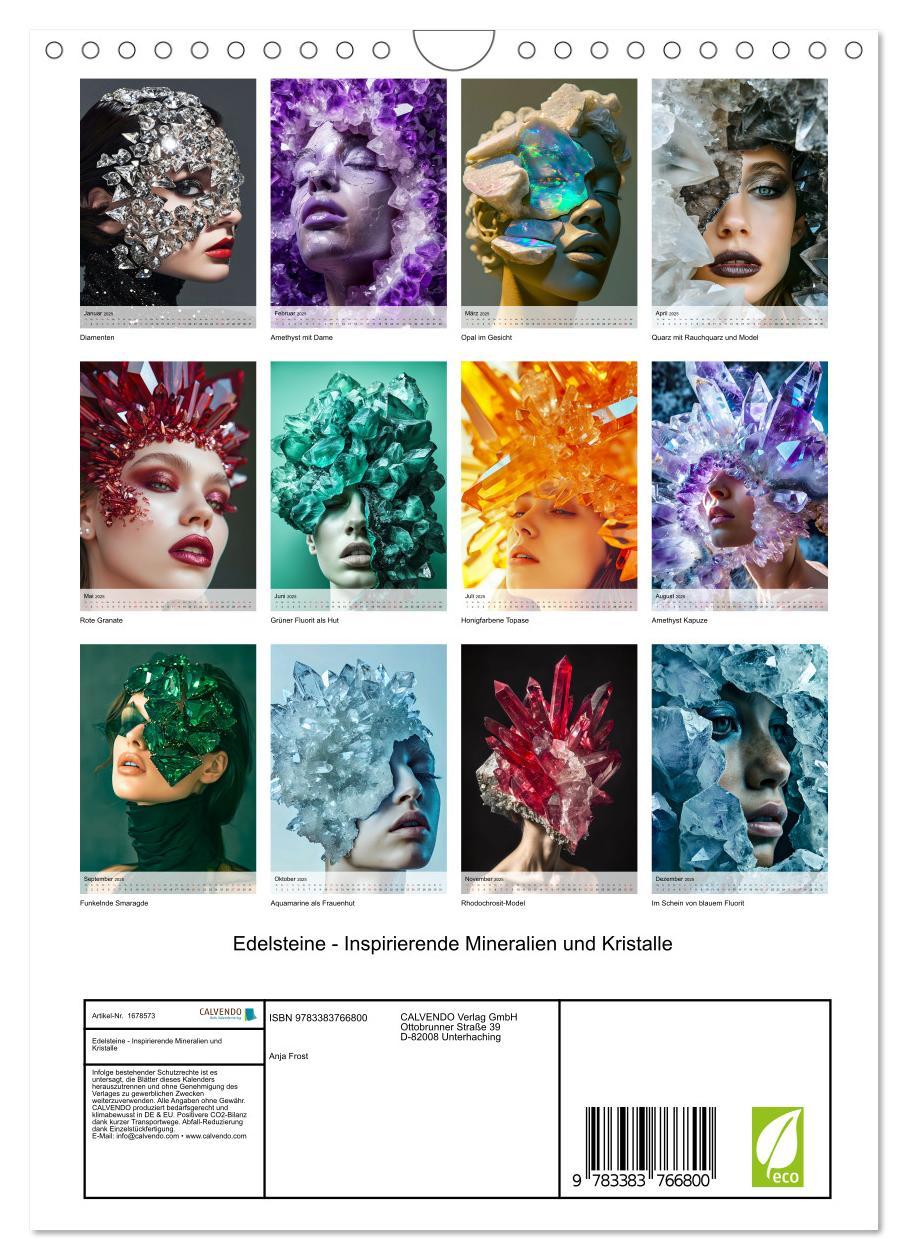 Bild: 9783383766800 | Edelsteine - Inspirierende Mineralien und Kristalle (Wandkalender...