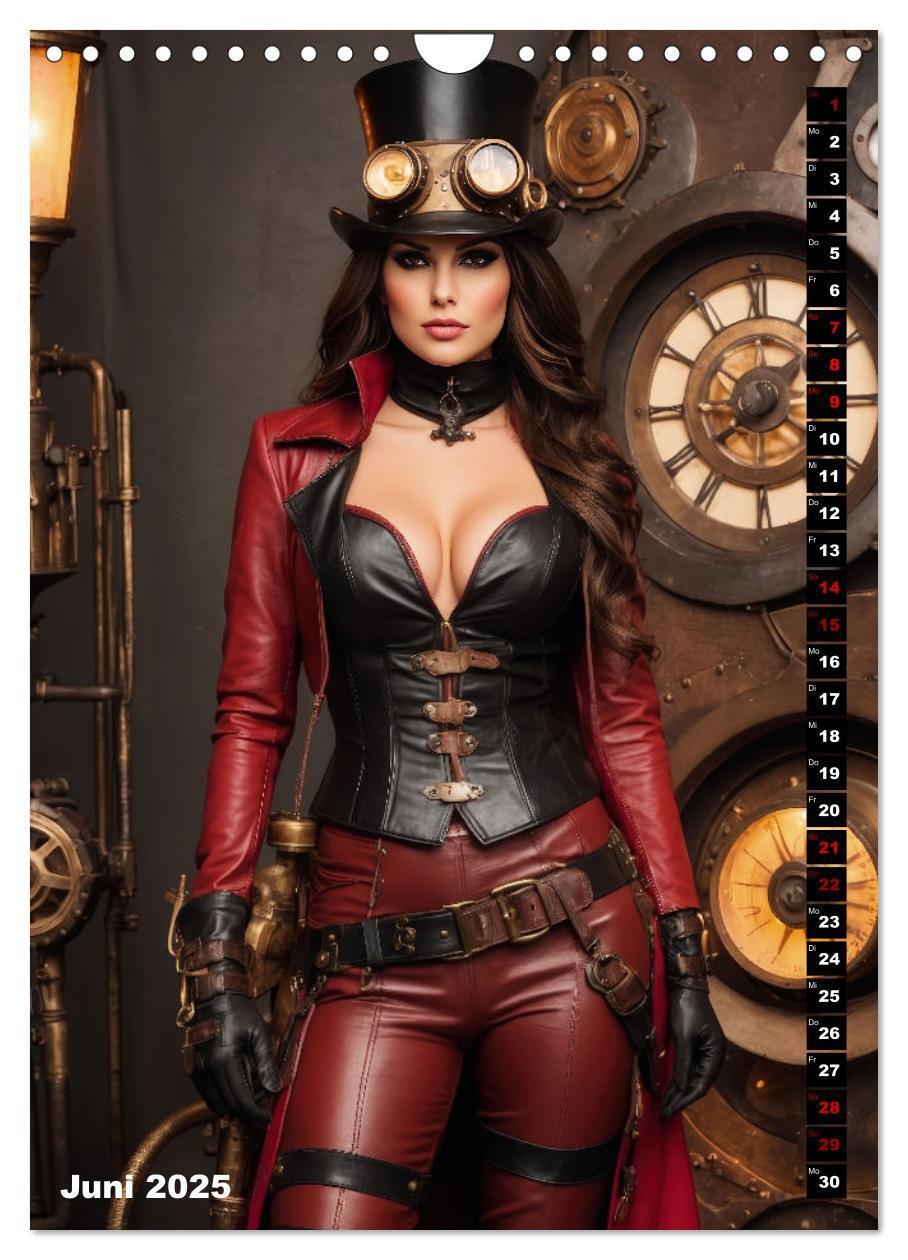 Bild: 9783435843992 | Steampunk Divas (Wandkalender 2025 DIN A4 hoch), CALVENDO...