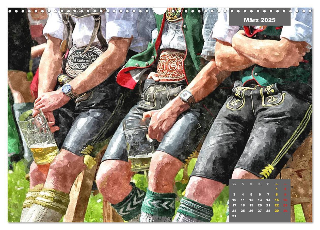 Bild: 9783435790098 | Heimatliches Bayern in Aquarell (Wandkalender 2025 DIN A3 quer),...