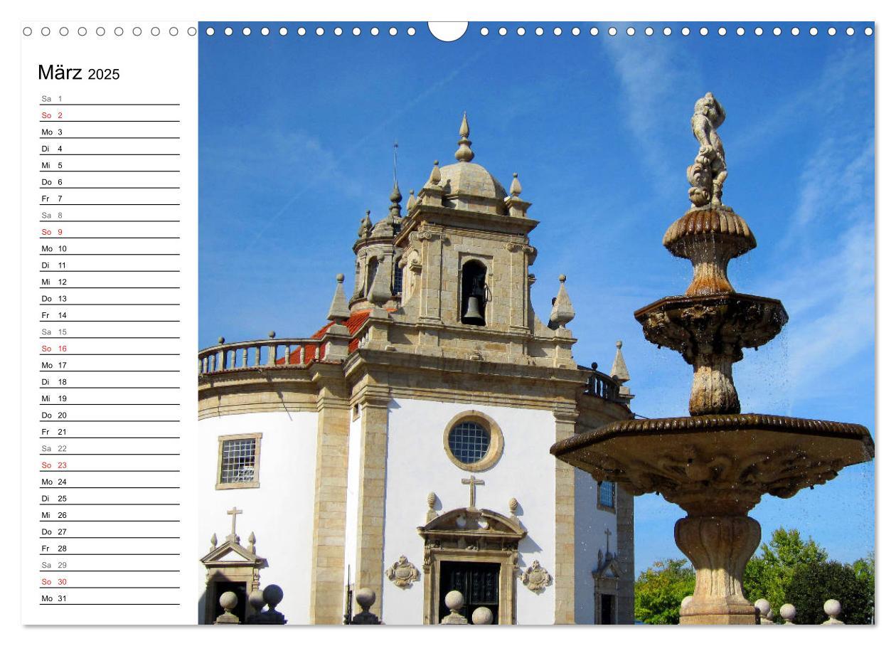 Bild: 9783435340026 | Jakobsweg - Camino Portugues Central (Wandkalender 2025 DIN A3...