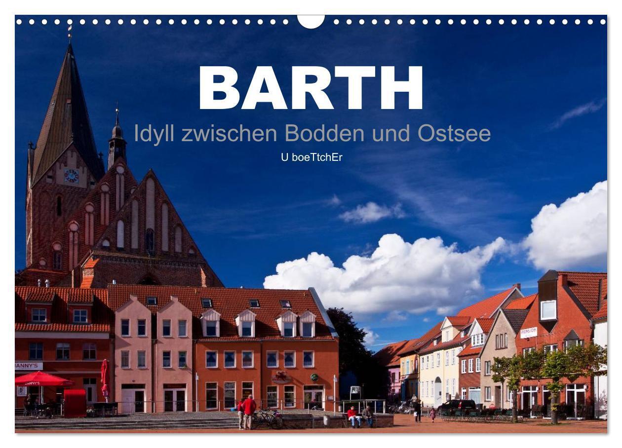 Cover: 9783435549481 | Barth - Idyll zwischen Bodden und Ostsee (Wandkalender 2025 DIN A3...