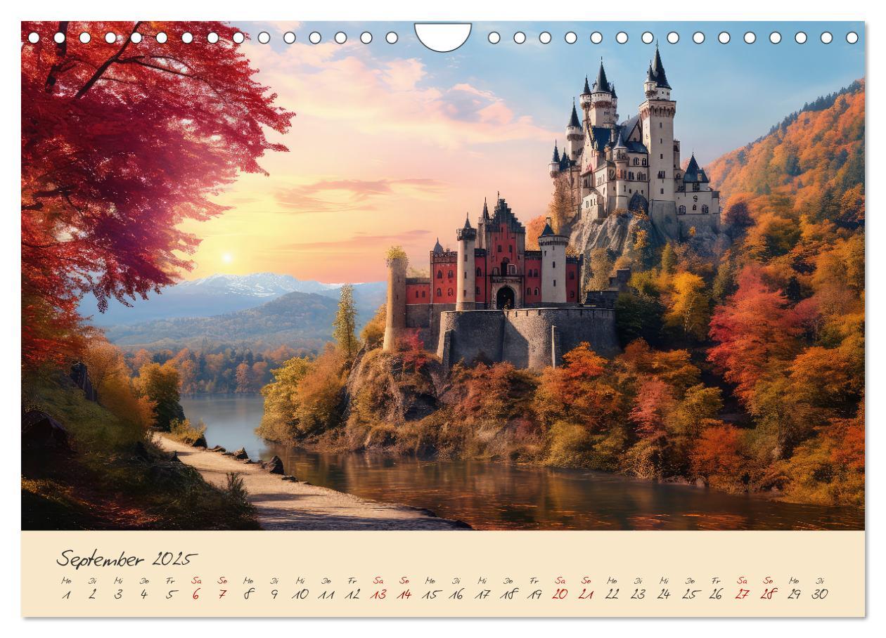 Bild: 9783383857584 | Jahreszeiten im Mittelalter (Wandkalender 2025 DIN A4 quer),...