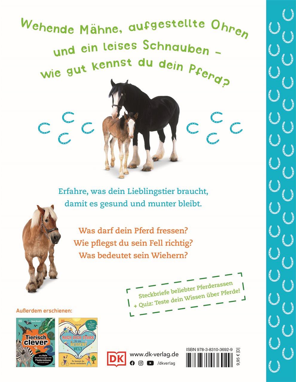 Rückseite: 9783831036929 | Pferde und Ponys | Alles über deine Lieblingstiere | DK Verlag - Kids