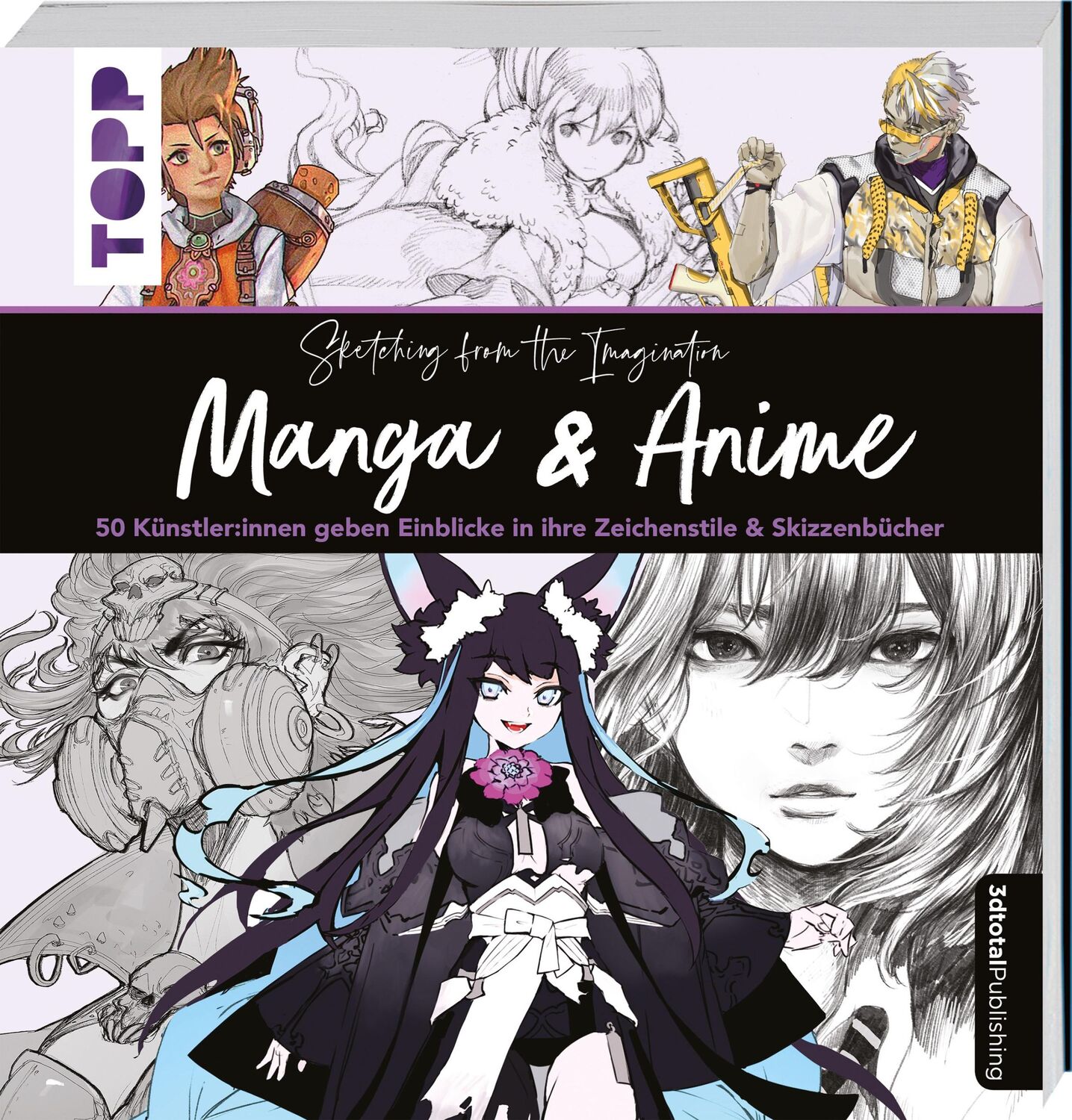 Cover: 9783735880932 | Sketching from the Imagination: Manga &amp; Anime | 3dtotal Publishing