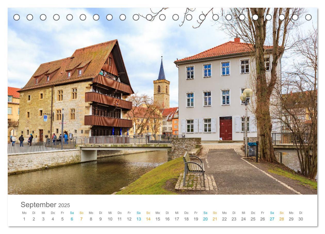 Bild: 9783435320189 | Erfurt - Stadt der Türme (Tischkalender 2025 DIN A5 quer), CALVENDO...