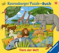 Cover: 9783473420797 | Ravensburger Puzzle-Buch: Tiere der Welt - Kinderbuch ab 3 Jahren,...