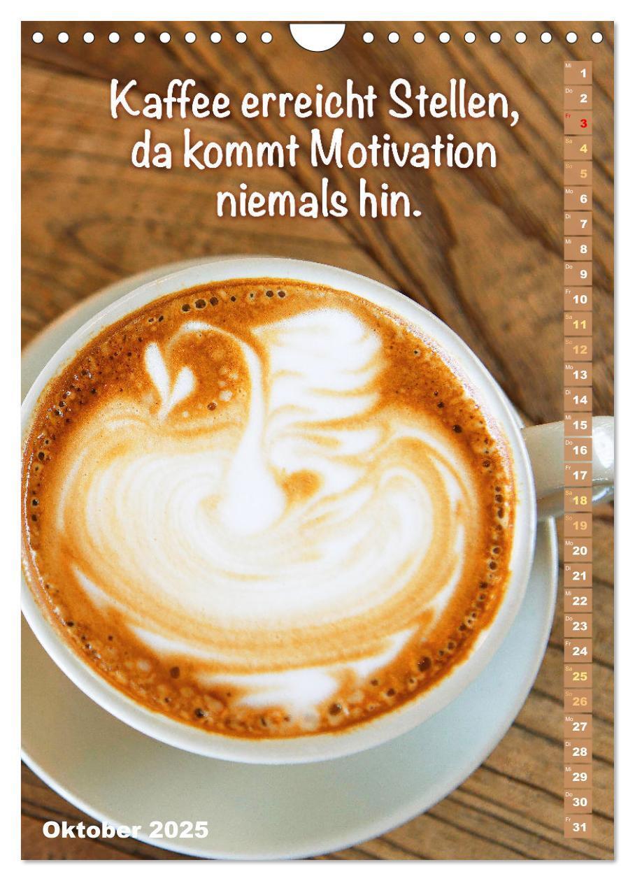 Bild: 9783435854271 | Kaffeestunde: Die Welt der Baristas (Wandkalender 2025 DIN A4...