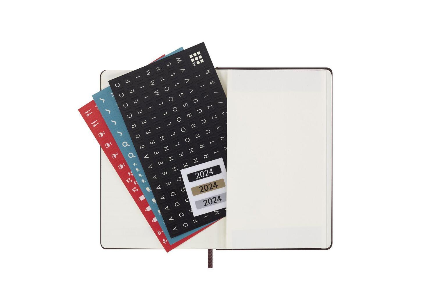 Bild: 8056598857115 | Moleskine 12 Monate Wochen Notizkalender 2024, Pocket/A6, 1 Wo = 1...