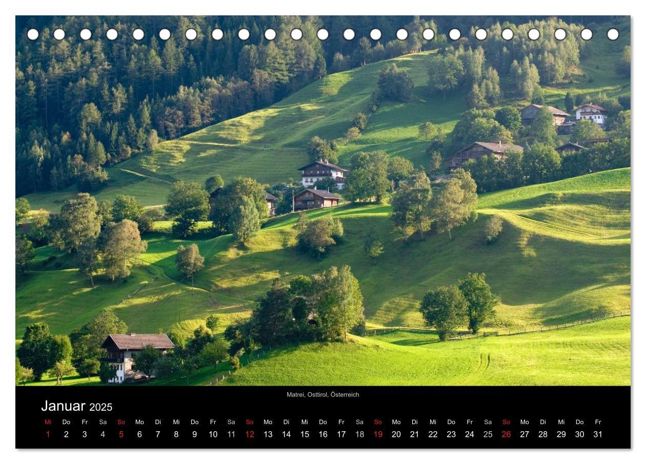 Bild: 9783435648689 | Alpen (Tischkalender 2025 DIN A5 quer), CALVENDO Monatskalender | 2025