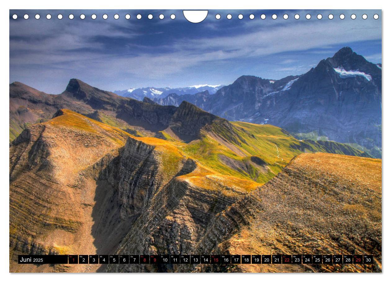 Bild: 9783435271160 | Berge im Berner Oberland (Wandkalender 2025 DIN A4 quer), CALVENDO...