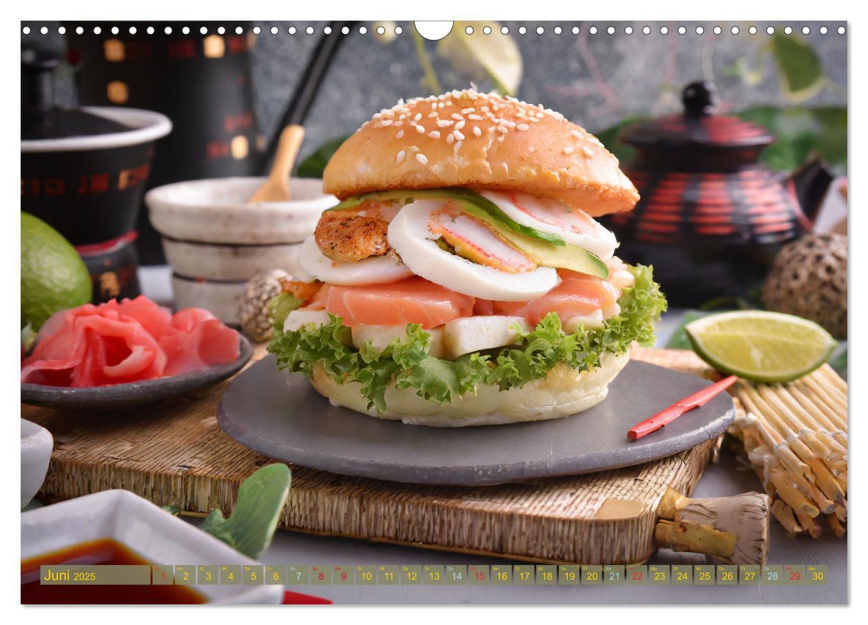 Bild: 9783457036518 | Unsere Burger Deluxe (Wandkalender 2025 DIN A3 quer), CALVENDO...