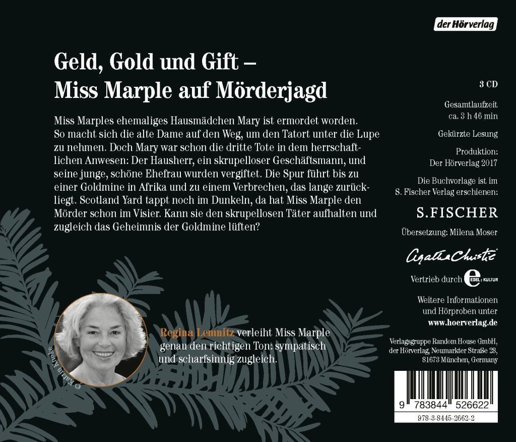 Bild: 9783844526622 | Das Geheimnis der Goldmine | Ein Miss Marple Krimi | Agatha Christie