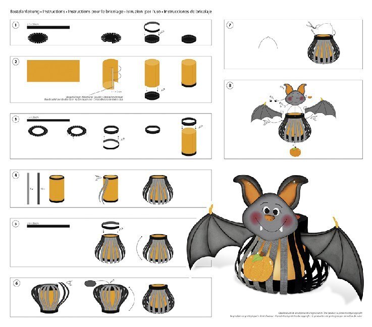 Bild: 4008525229902 | URSUS Laternen-Bastelset "Fledermaus" | Stück | Deutsch | 2019