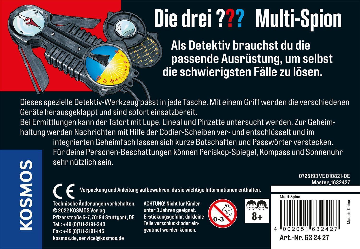 Bild: 4002051632427 | Die drei ??? Multi-Spion | Detektiv-Set | Spiel | Die drei ??? | 2022