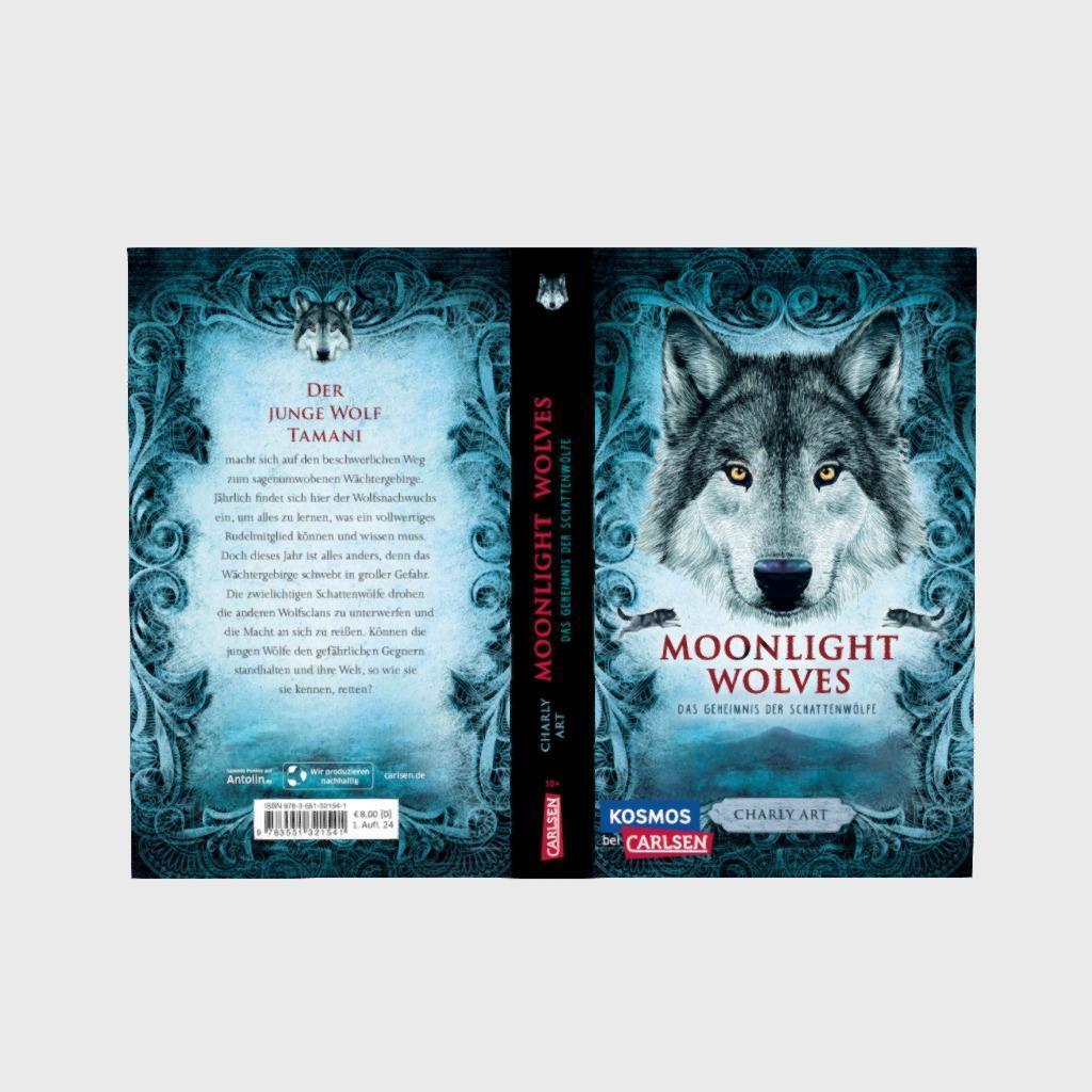 Bild: 9783551321541 | Moonlight Wolves: Das Geheimnis der Schattenwölfe | Charly Art | Buch