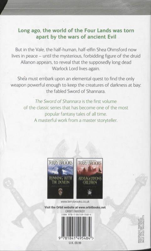 Rückseite: 9781841495484 | The Sword Of Shannara | Terry Brooks | Taschenbuch | 672 S. | Englisch