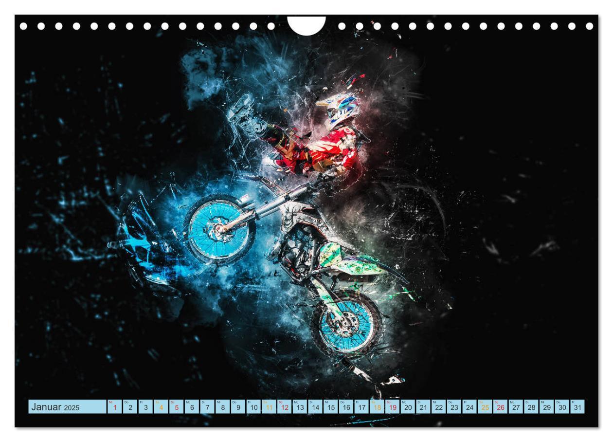 Bild: 9783435410286 | Motocross - extrem cool (Wandkalender 2025 DIN A4 quer), CALVENDO...