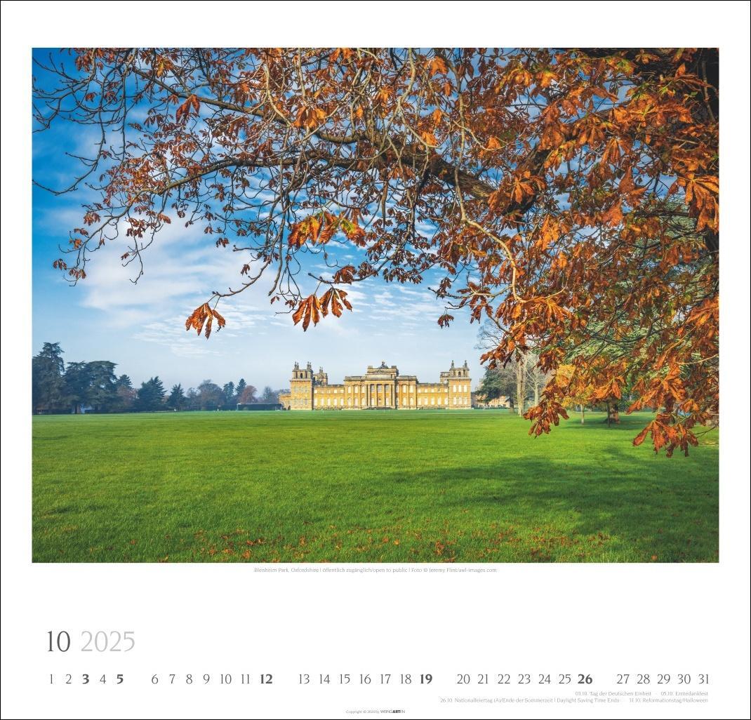 Bild: 9783839900291 | Englische Parks &amp; Cottages Kalender 2025 | Kalender | Spiralbindung