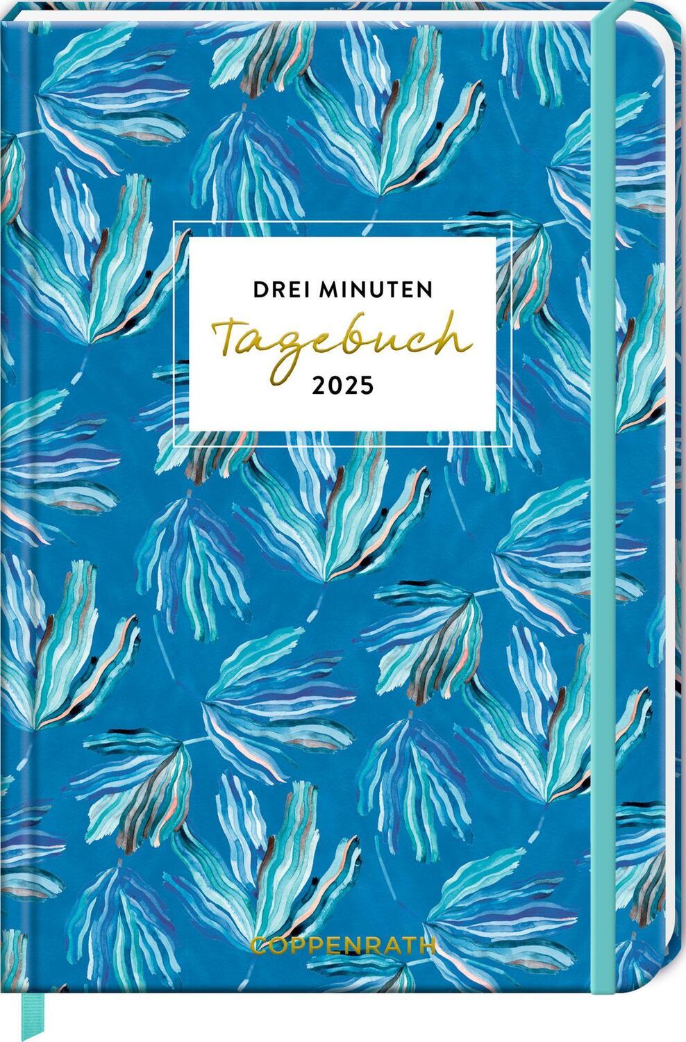 Cover: 4050003955278 | Großer Wochenkalender - 3 Minuten Tageb. 2025/Blätter blau | Kalender