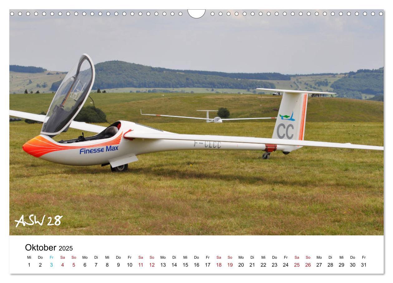 Bild: 9783435389667 | Flugzeuge auf der Wasserkuppe 2025 (Wandkalender 2025 DIN A3 quer),...