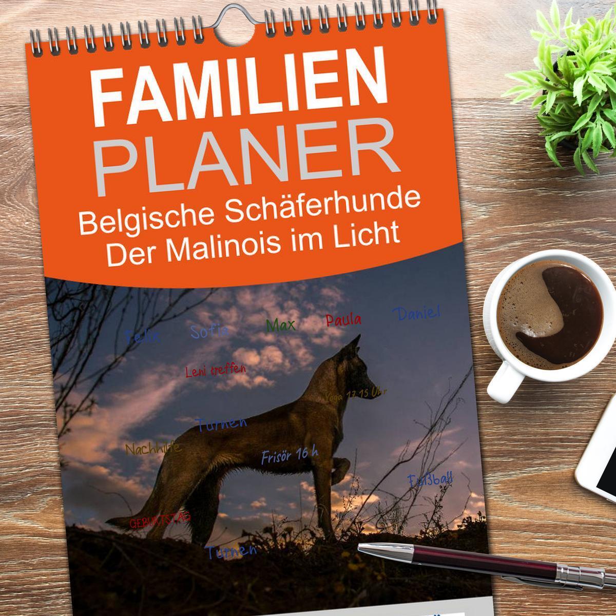 Bild: 9783457112144 | Familienplaner 2025 - Belgische Schäferhunde - Der Malinois im...