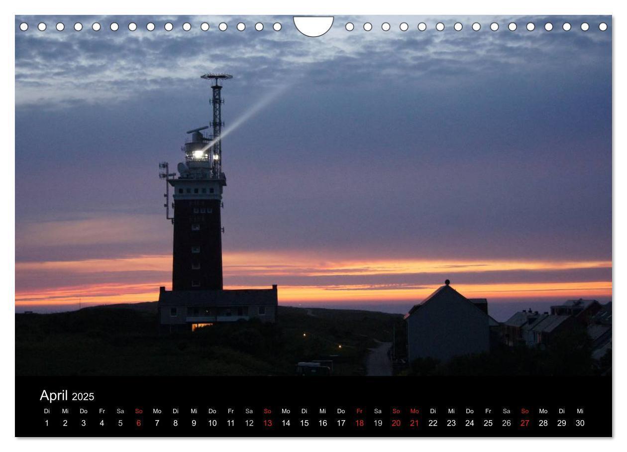 Bild: 9783435806867 | Abend in Helgoland (Wandkalender 2025 DIN A4 quer), CALVENDO...