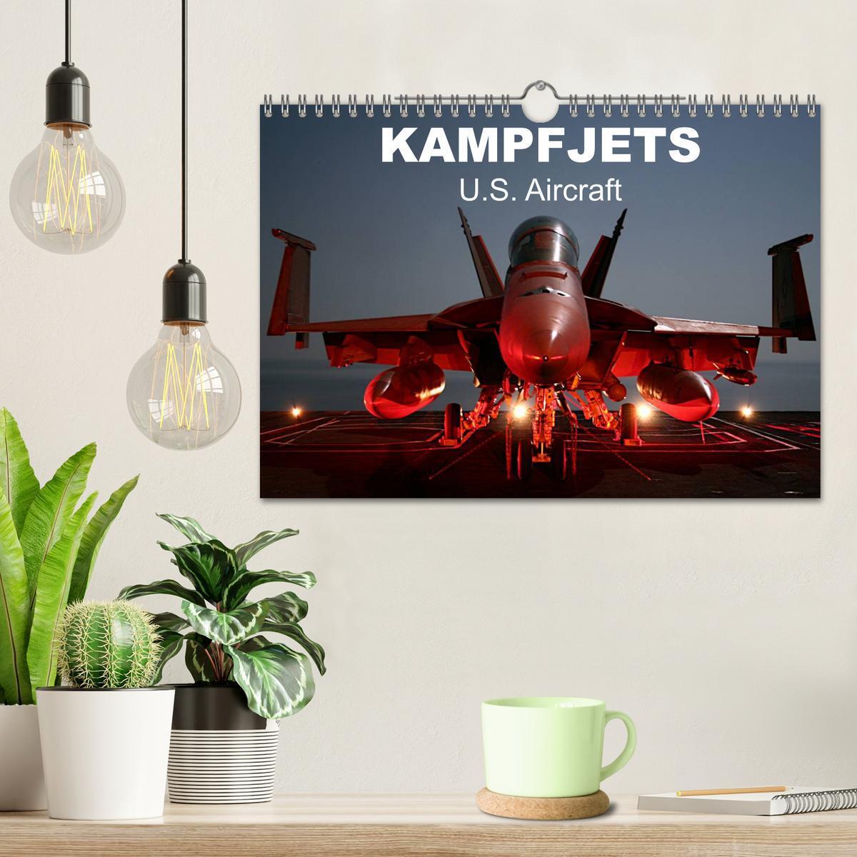 Bild: 9783435727452 | Kampfjets ¿ U.S. Aircraft (Wandkalender 2025 DIN A4 quer), CALVENDO...