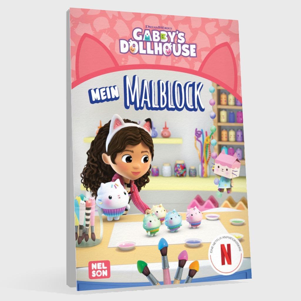 Bild: 9783845125237 | Gabby's Dollhouse: Mein Malblock | Malblock für Kinder ab 4 Jahren