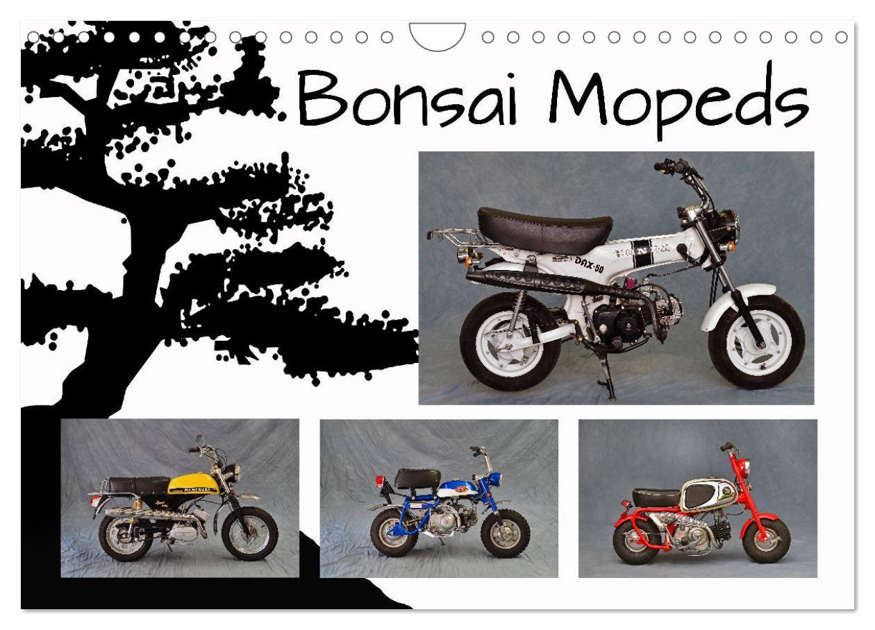 Cover: 9783435109913 | Bonsai Mopeds (Wandkalender 2025 DIN A4 quer), CALVENDO Monatskalender