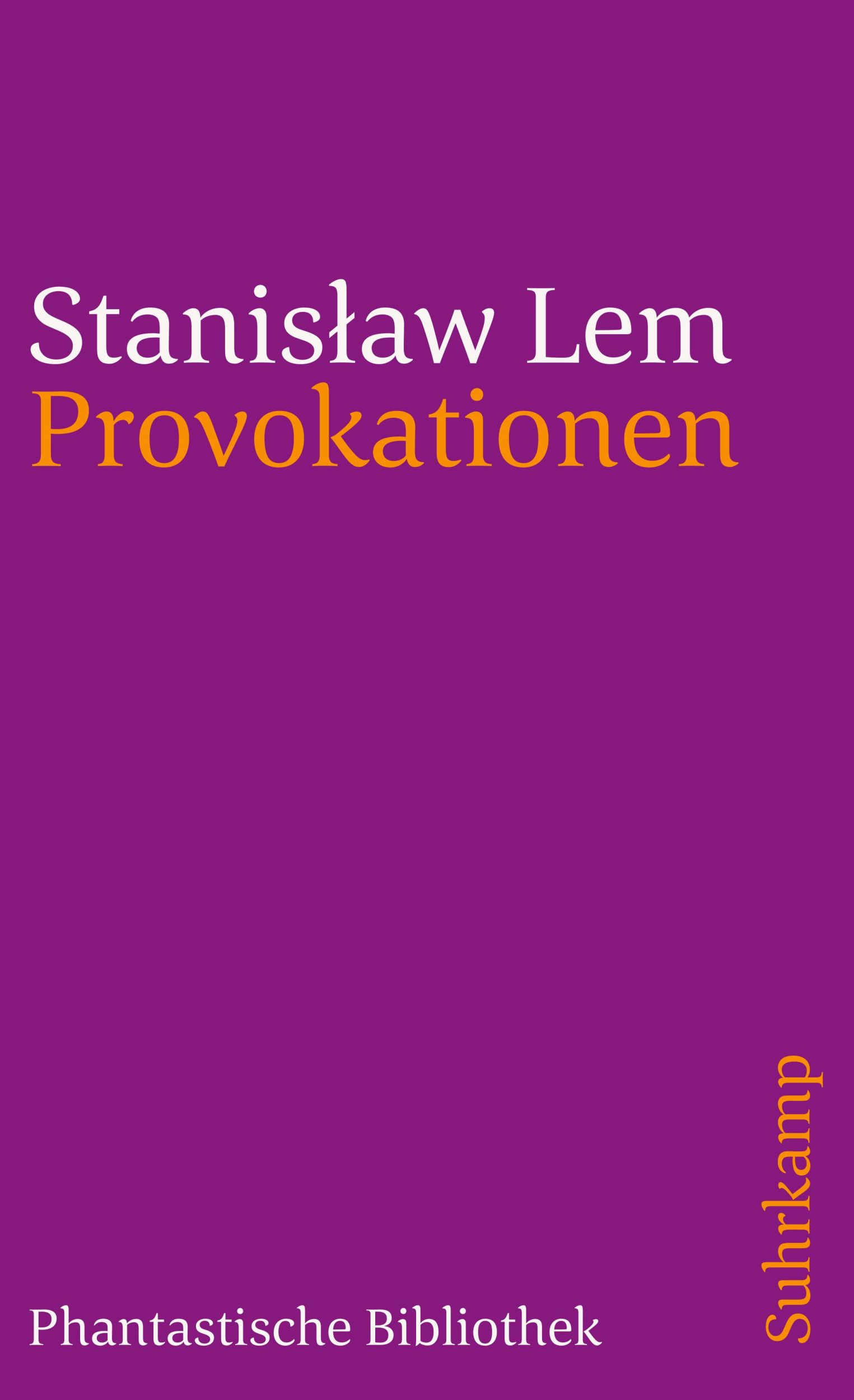 Cover: 9783518382738 | Provokationen | Stanislaw Lem | Taschenbuch | 238 S. | Deutsch | 1990