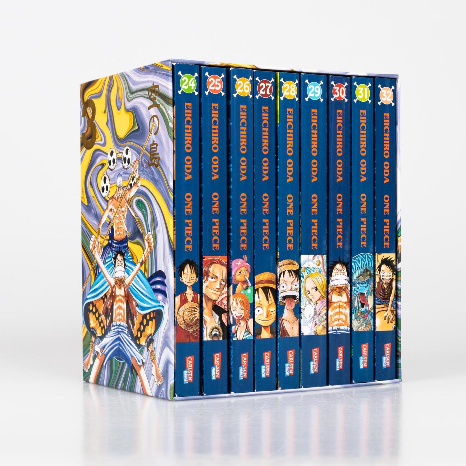 Bild: 9783551024398 | One Piece Sammelschuber 3: Skypia (inklusive Band 24-32) | Oda | Box