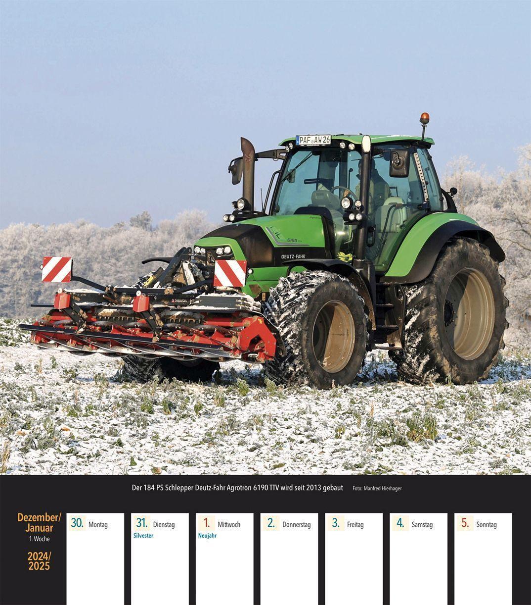 Bild: 9783751611091 | Deutz Traktoren 2025 | Wochenkalender mit 53 Abbildungen | Kalender