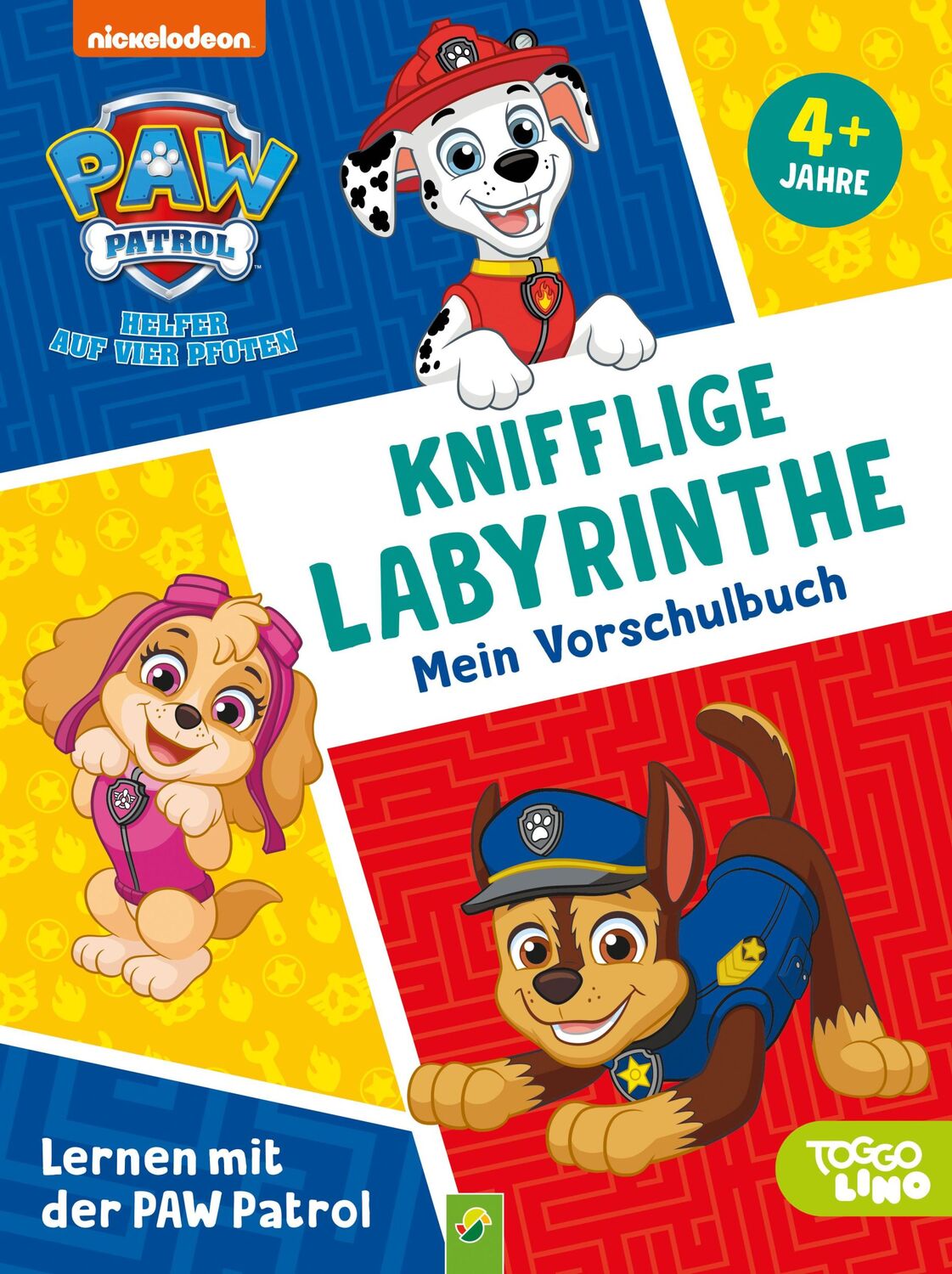 Cover: 9783849941932 | Lernen mit der PAW Patrol: Knifflige Labyrinthe. Mein Vorschulbuch