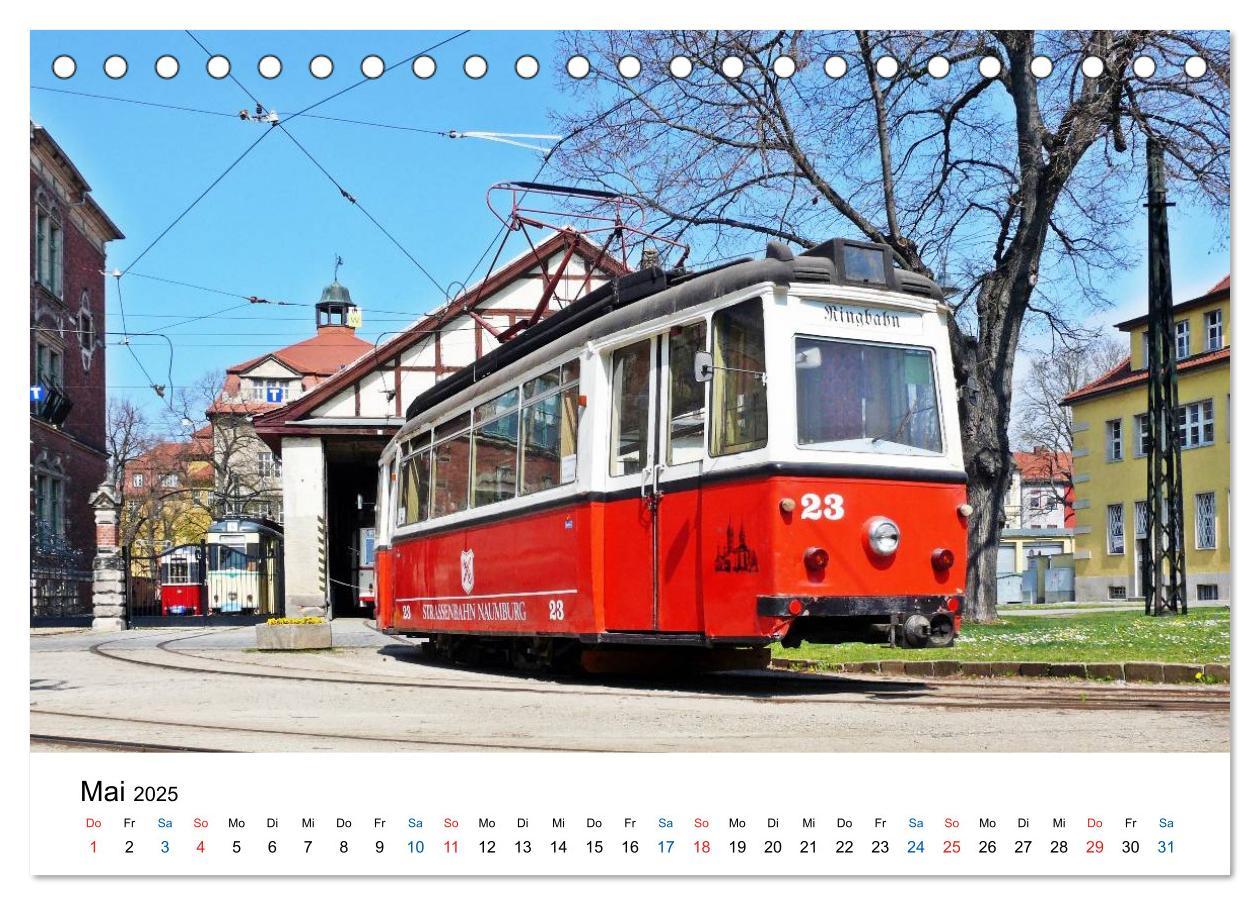 Bild: 9783435495429 | Naumburgs historische Straßenbahn (Tischkalender 2025 DIN A5 quer),...