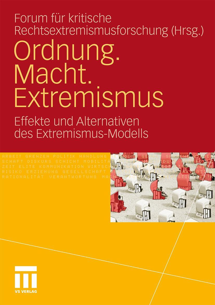 Cover: 9783531179988 | Ordnung. Macht. Extremismus | Elena Buck (u. a.) | Taschenbuch | 2011